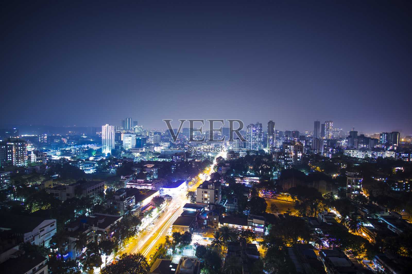 排灯节夜市印度，孟买，戈尔冈西部。照片摄影图片