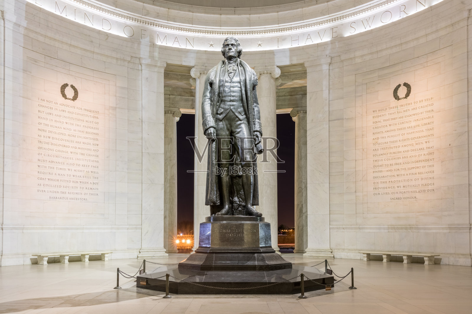 华盛顿特区杰斐逊纪念堂照片摄影图片