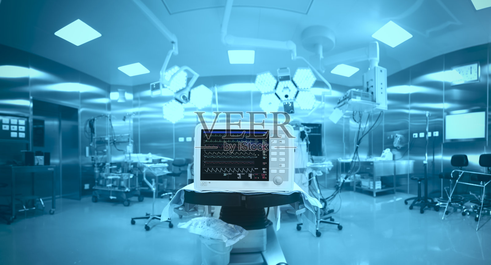 现代医院手术室的创新技术照片摄影图片