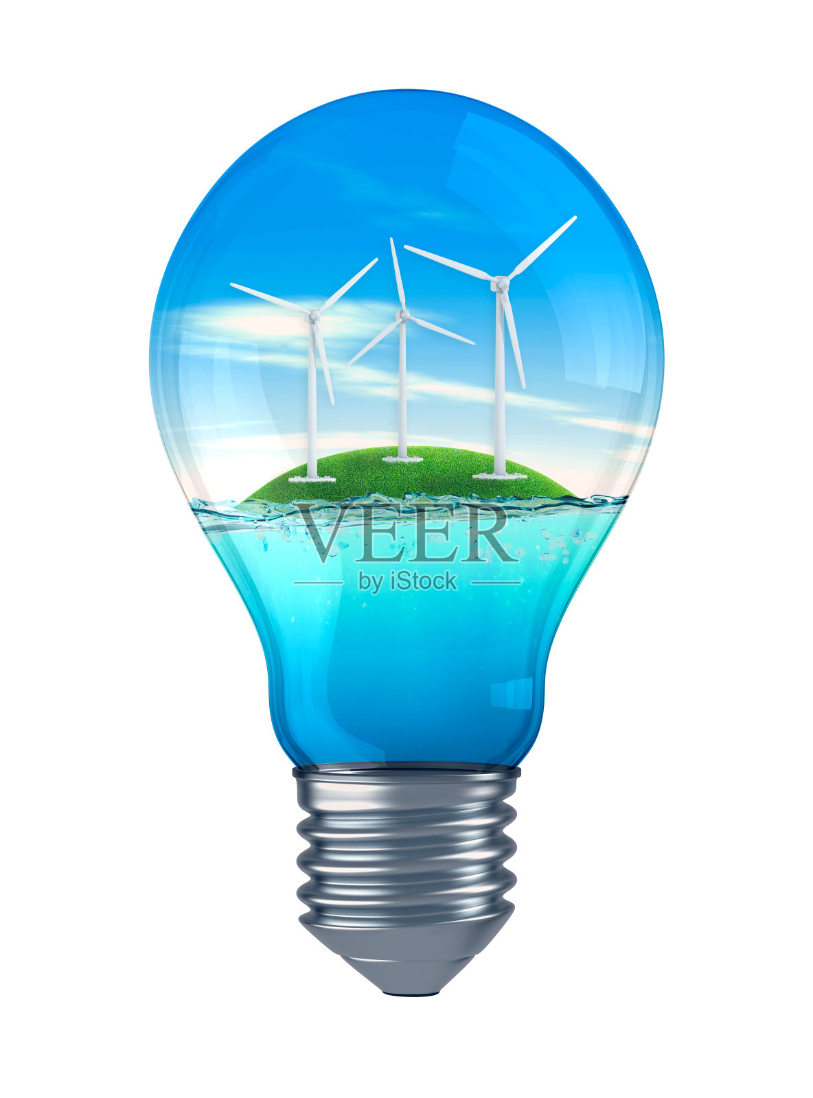 可持续能源概念插画图片素材