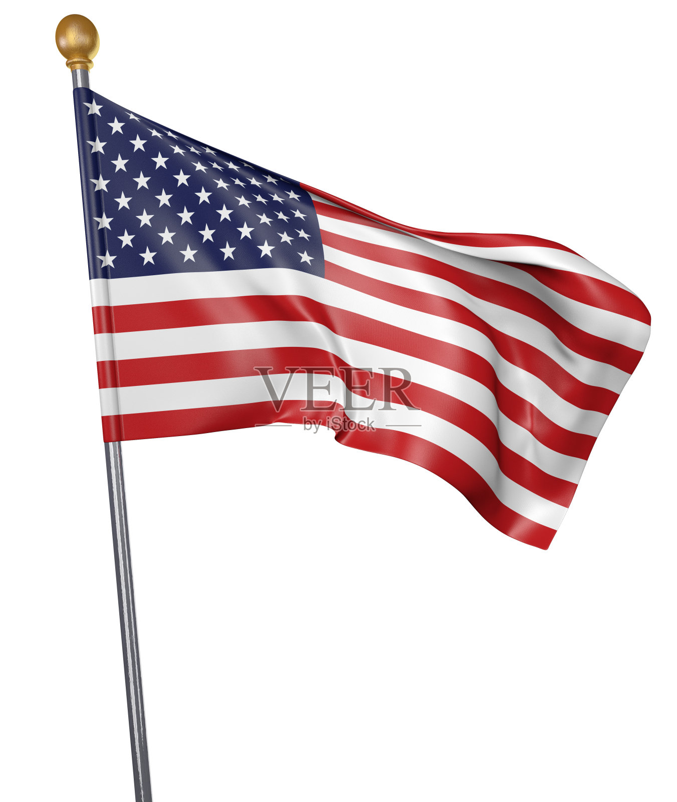 国旗为美国孤立的白色国家照片摄影图片