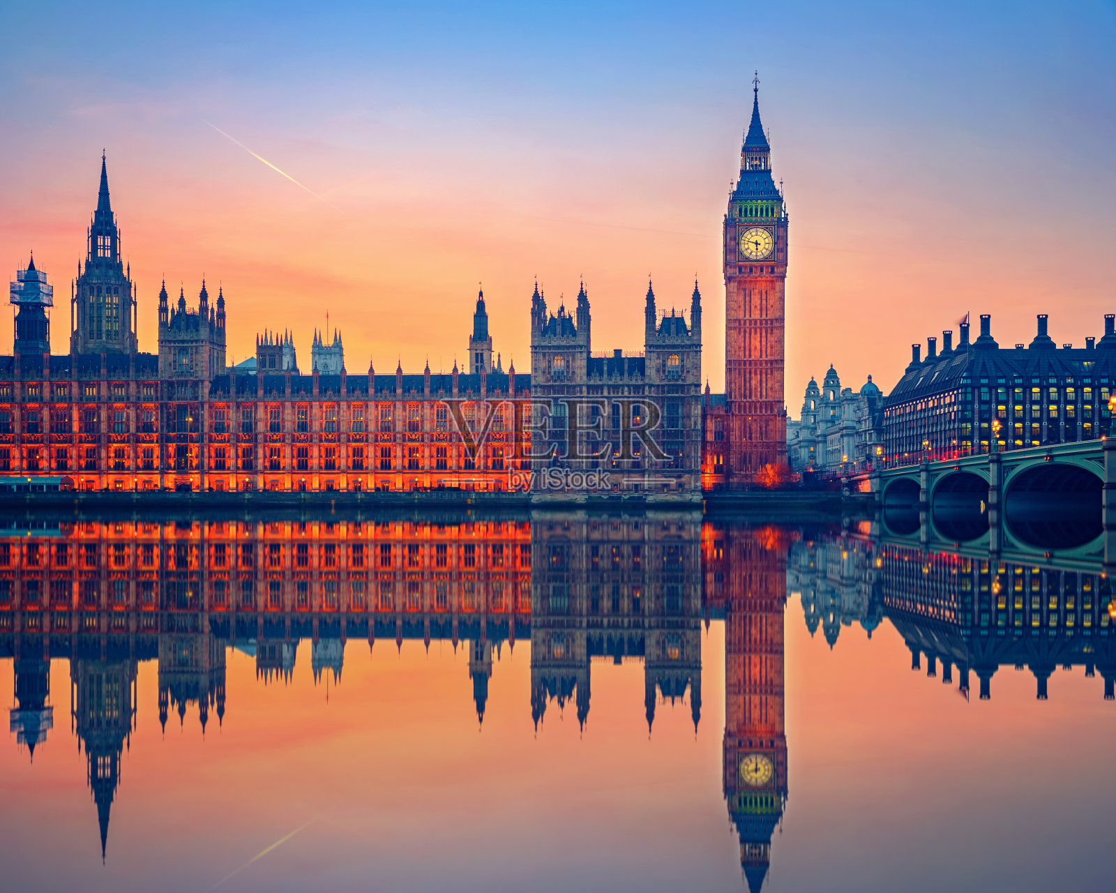 大本钟和伦敦议会大厦照片摄影图片