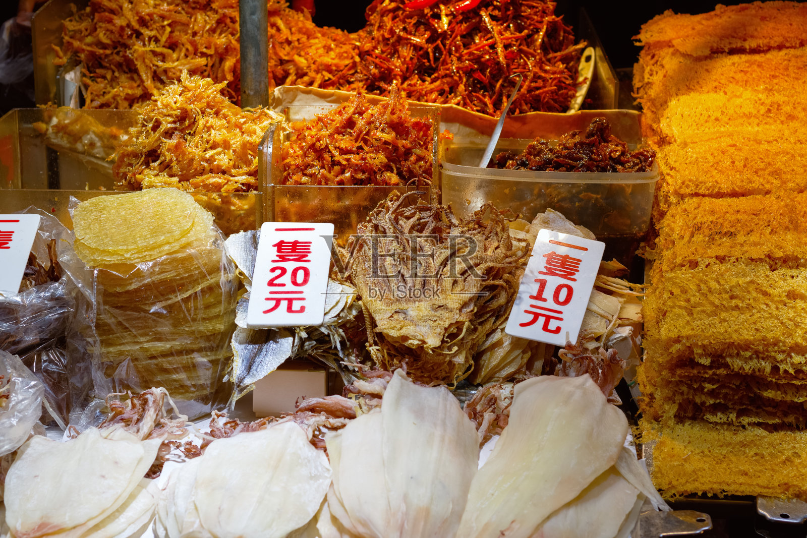 干鱿鱼，一种台湾街头小吃照片摄影图片