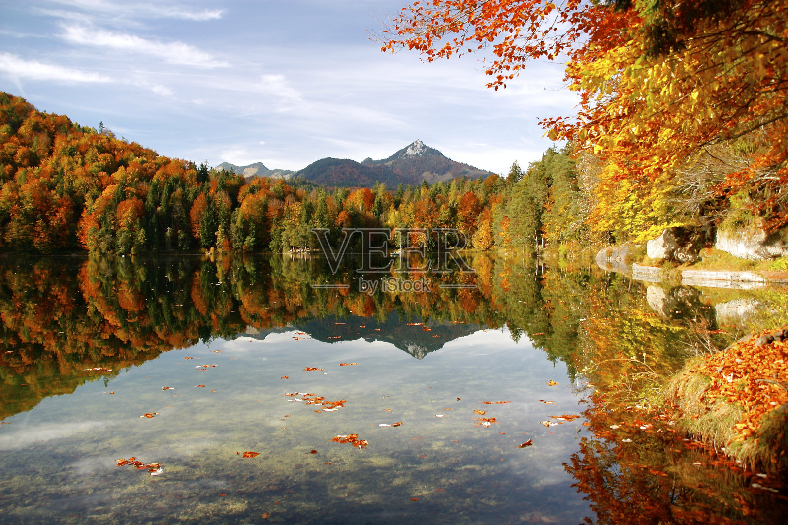秋季湖照片摄影图片