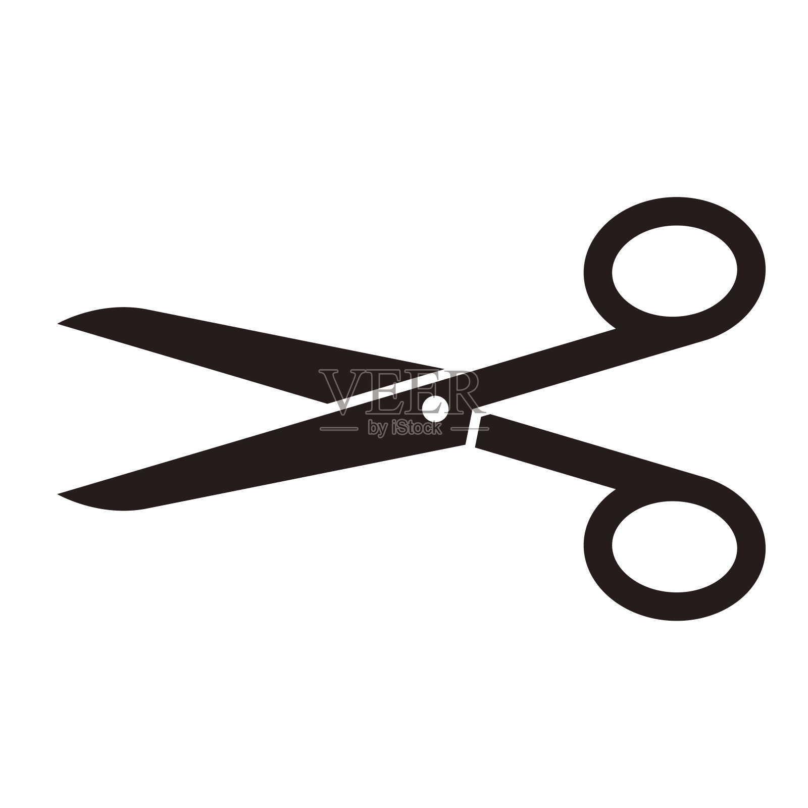 剪刀的象征设计元素图片