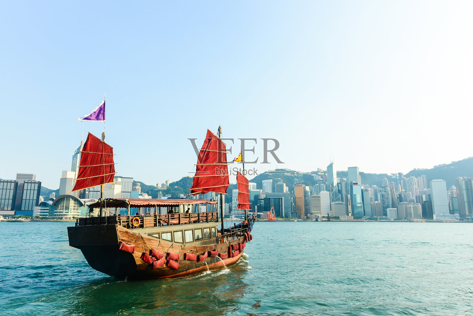 香港的船照片摄影图片