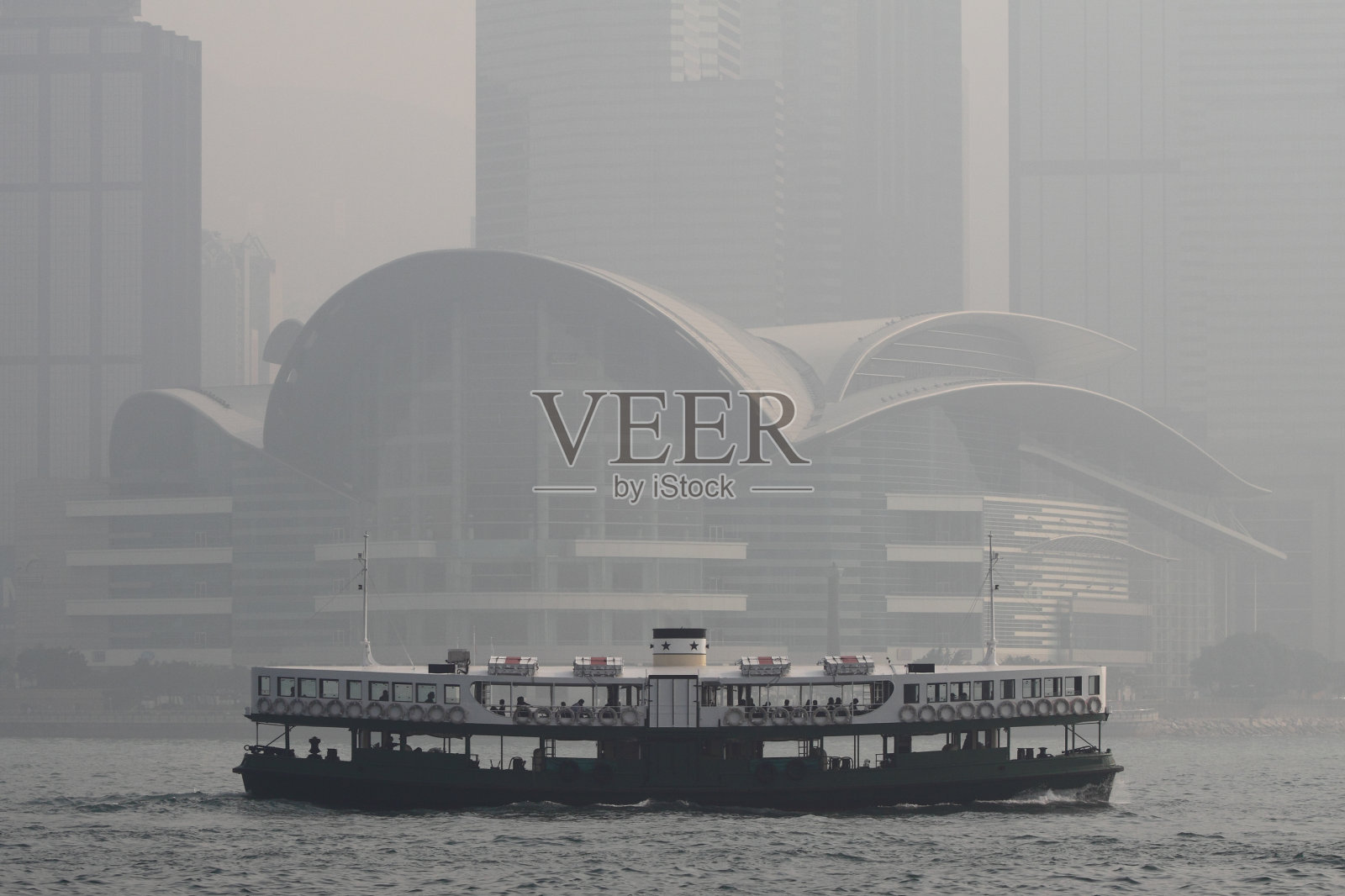 香港空气污染严重照片摄影图片