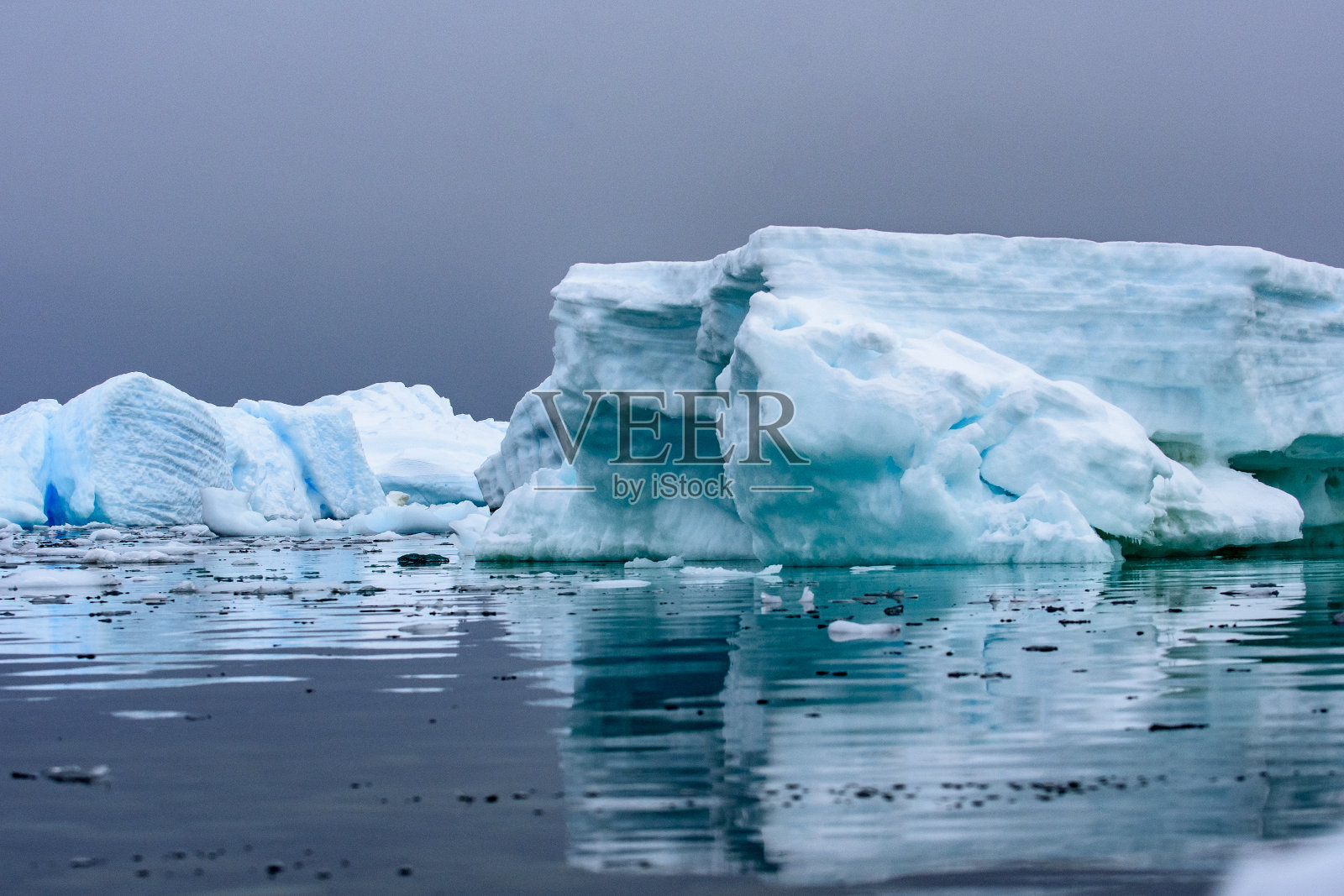南极洲的冰山照片摄影图片