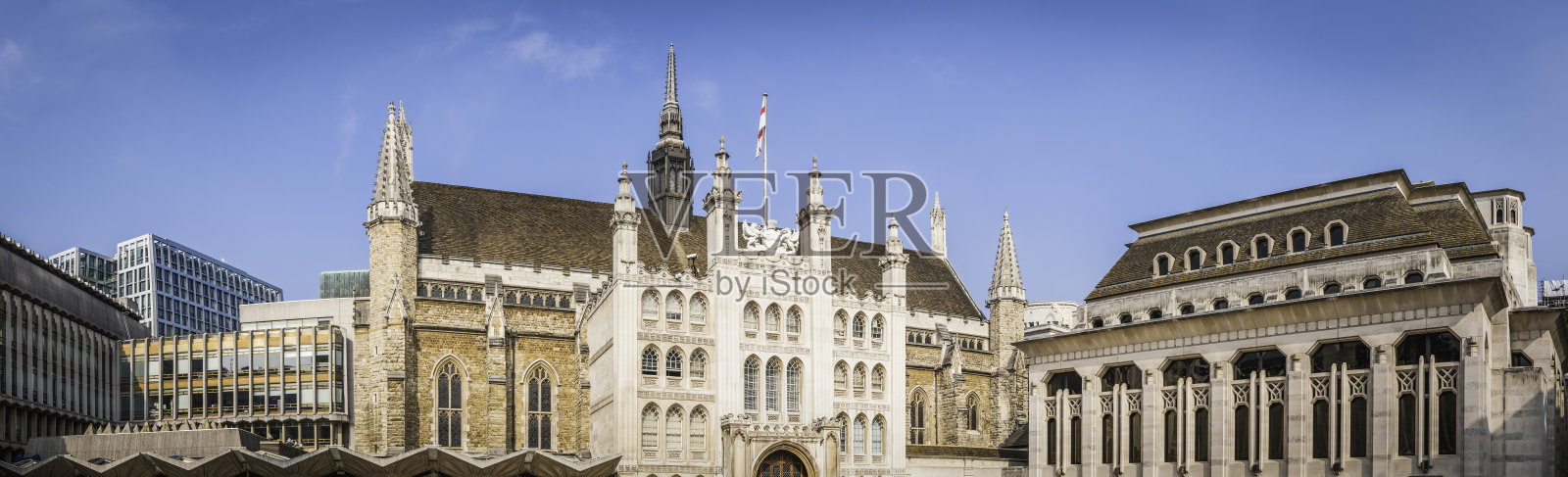 伦敦金融城市政厅中心的平方英里金融区照片摄影图片