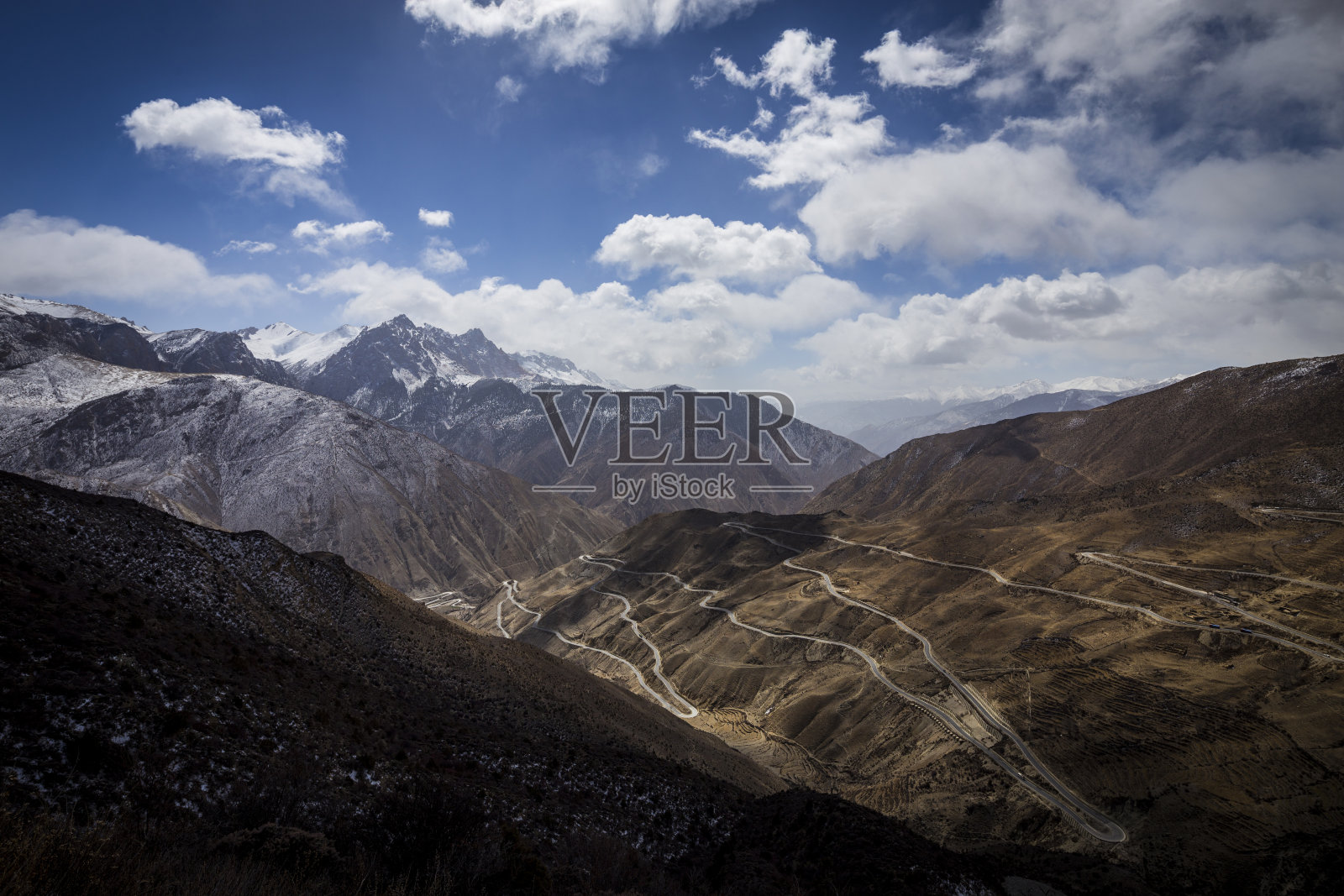 西藏景观，西藏，中国。照片摄影图片