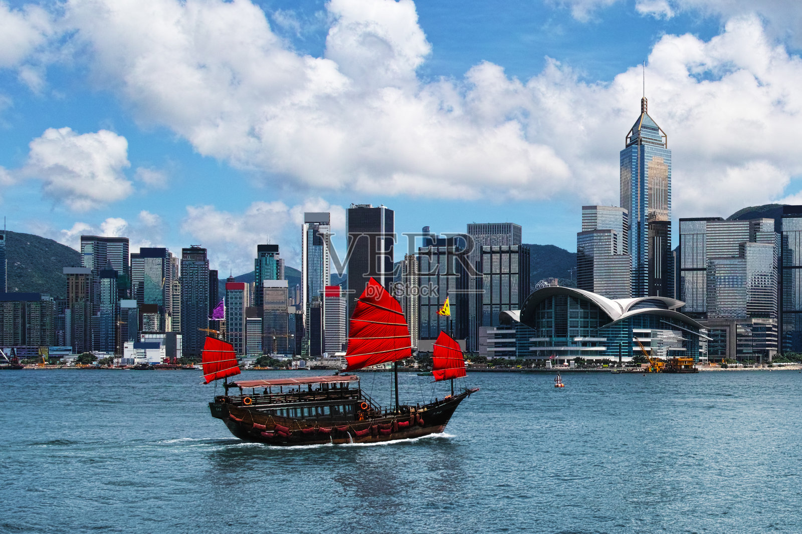 香港的船照片摄影图片
