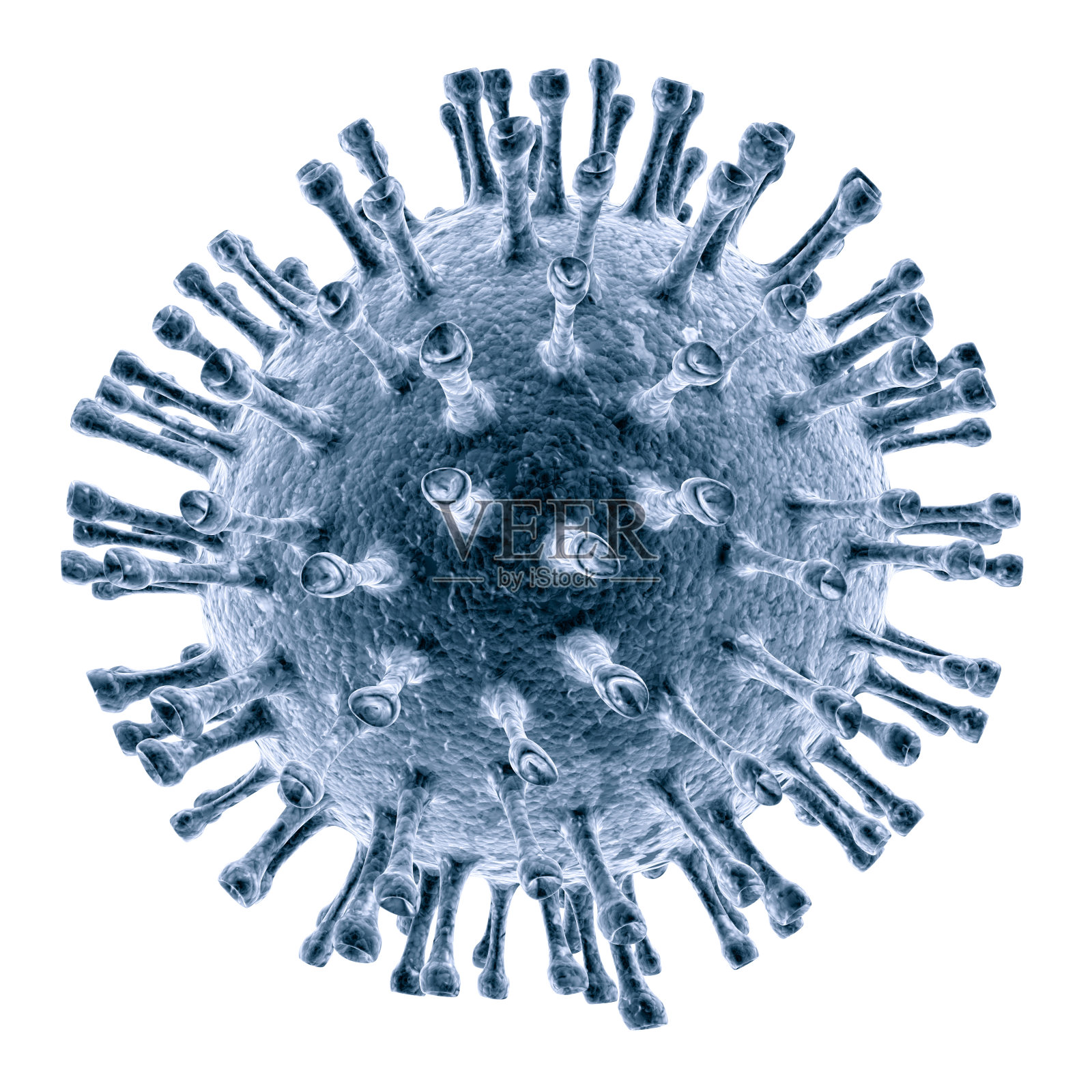 病毒在白色上分离插画图片素材
