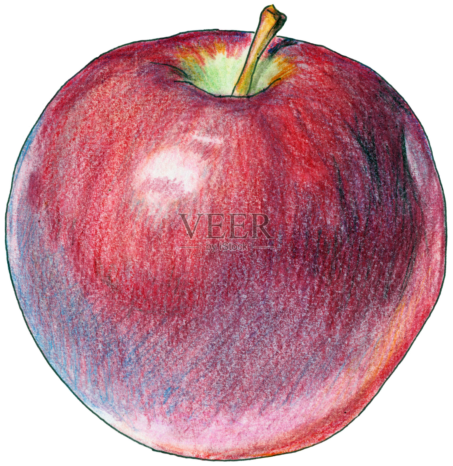 红苹果设计元素图片