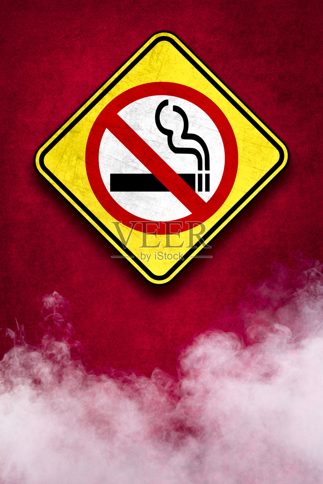 禁止吸烟警告标志照片摄影图片