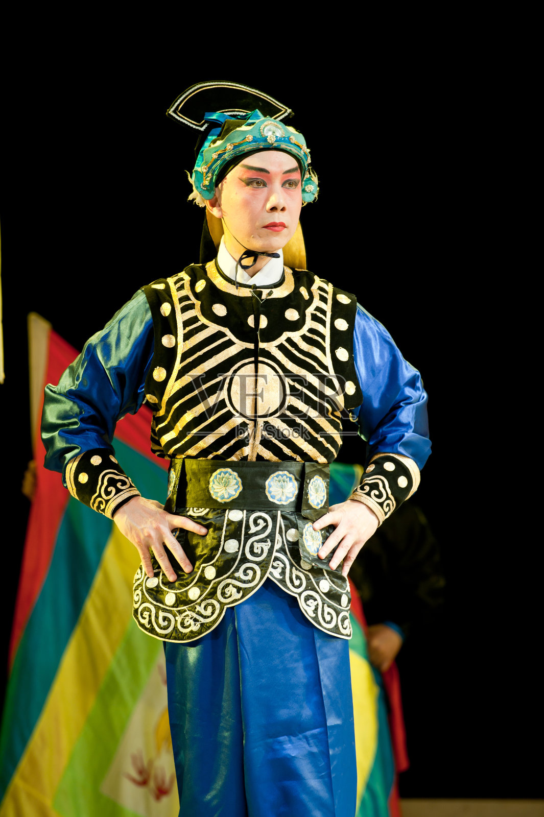 中国歌剧的小丑照片摄影图片