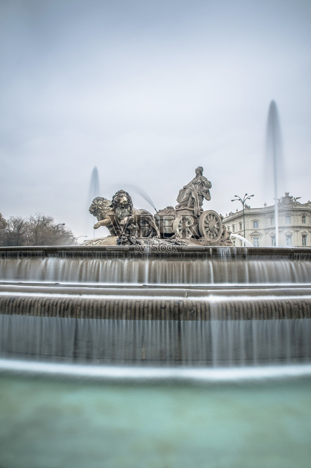 西班牙马德里Cibeles喷泉照片摄影图片
