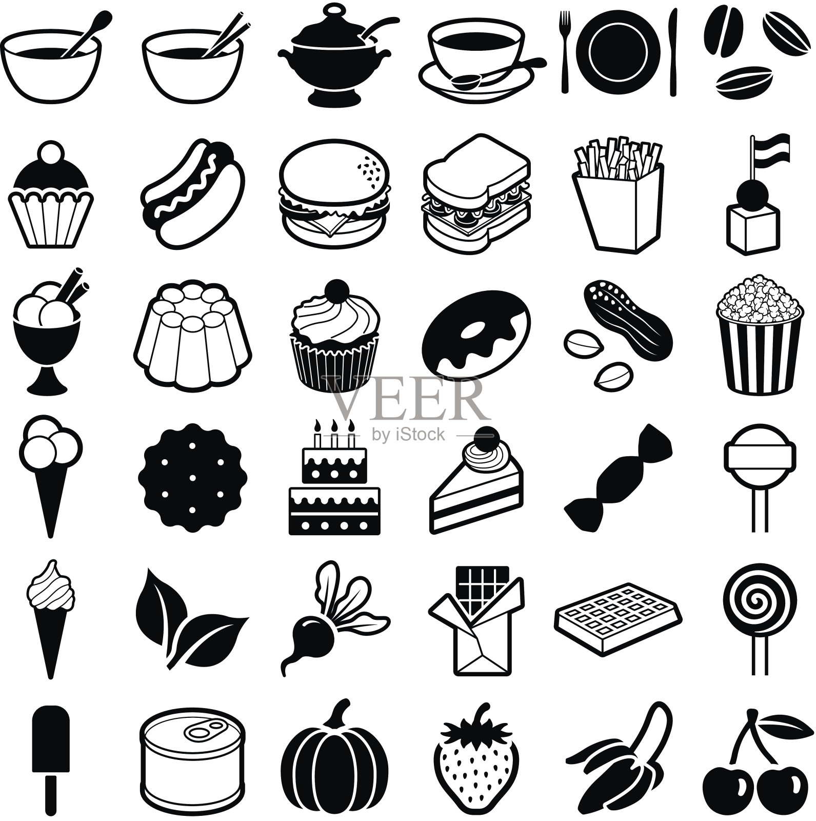 食物和饮料图标图标素材