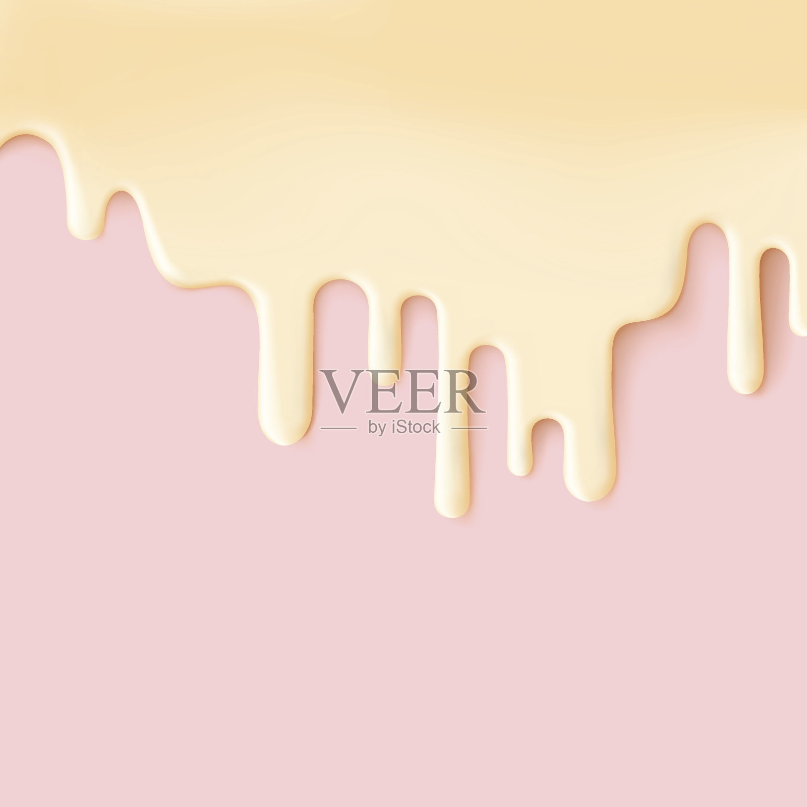流黄釉上粉红纹理的甜食矢量背景抽象。
使冰淇淋表面融化。可编辑-容易改变颜色。插画图片素材