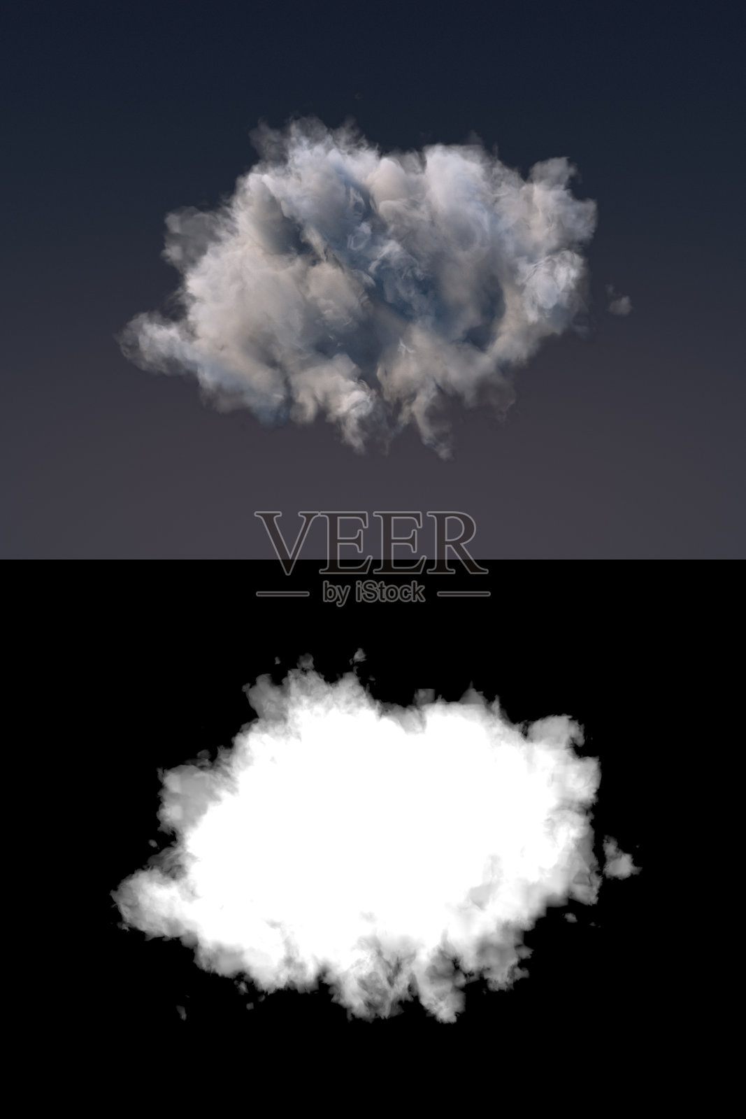 风暴云在黑暗的背景3d渲染照片摄影图片