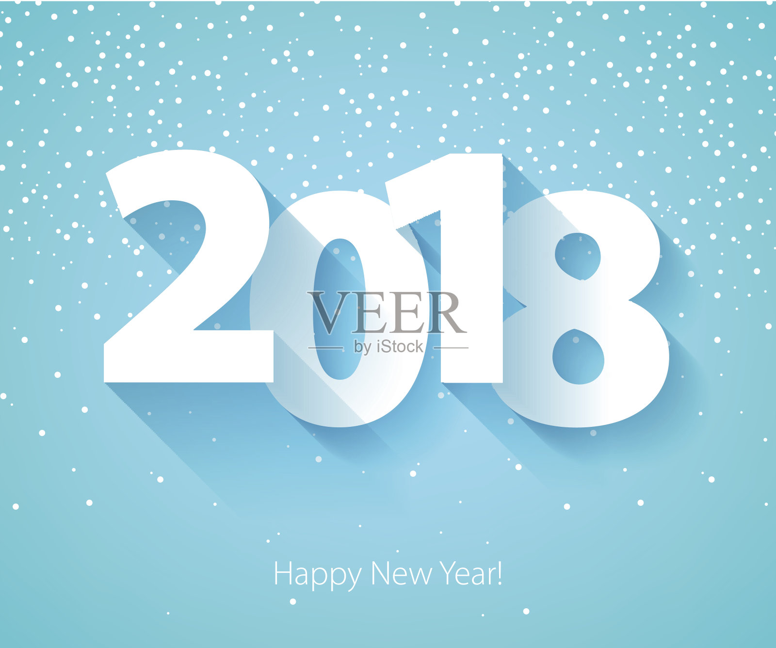 2018年新年快乐背景设计元素图片