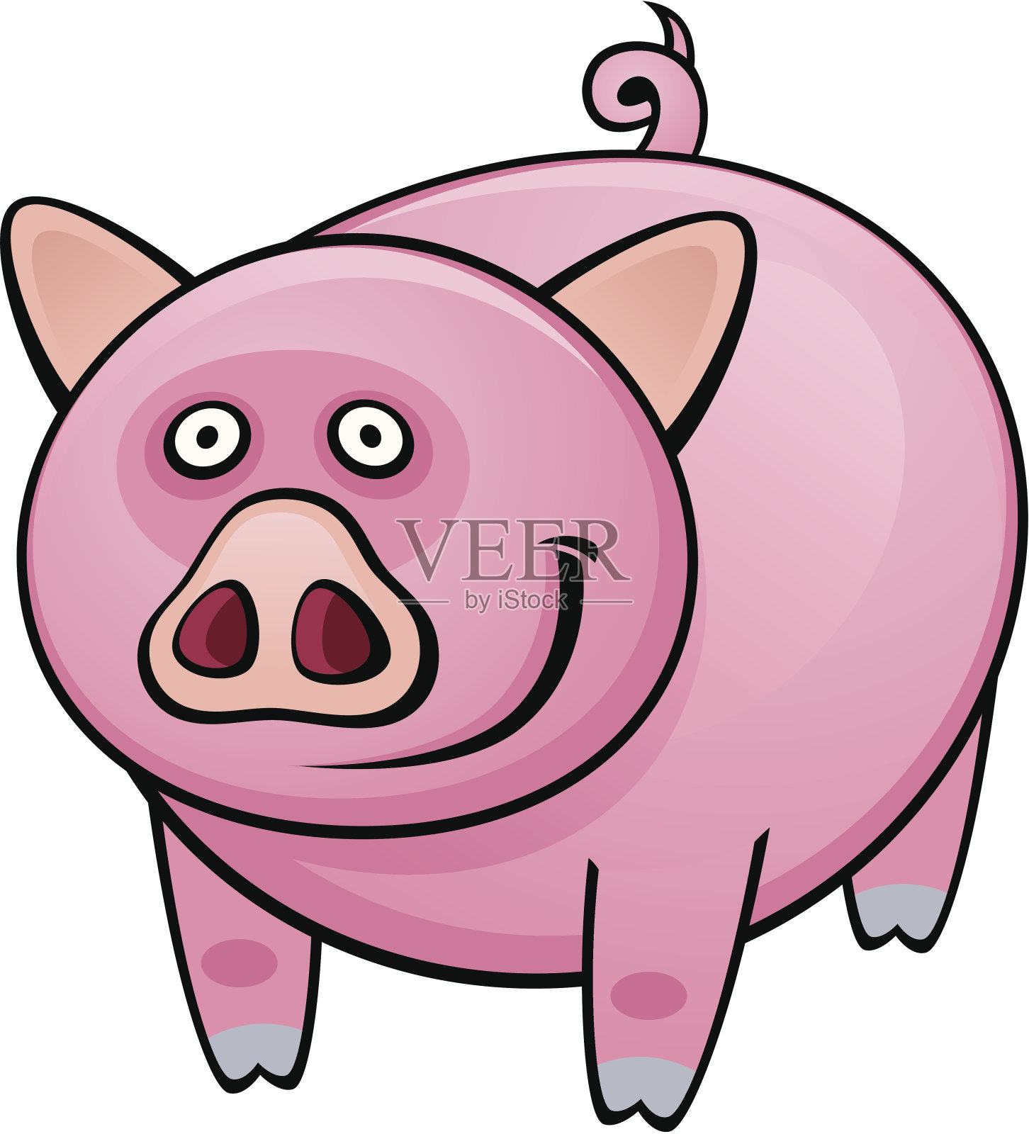 猪插画图片素材