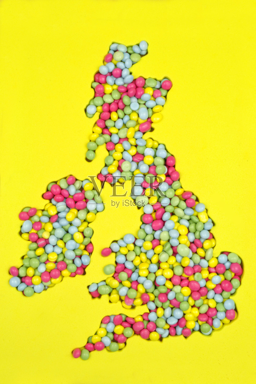 英国糖果地图照片摄影图片