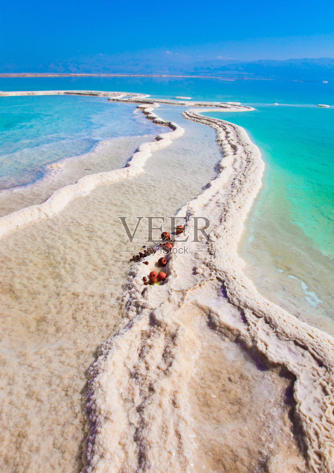死海的夏日照片摄影图片