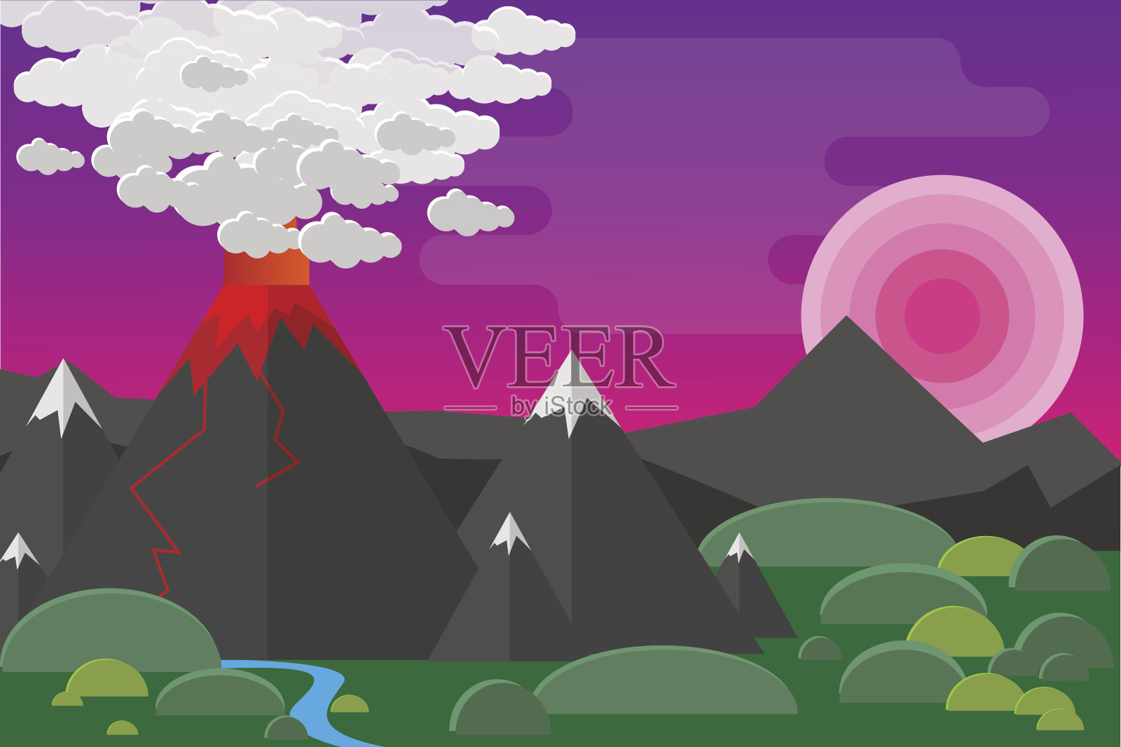 【火山卡通】20個可愛的卡通火山下載 - 天天瘋後製
