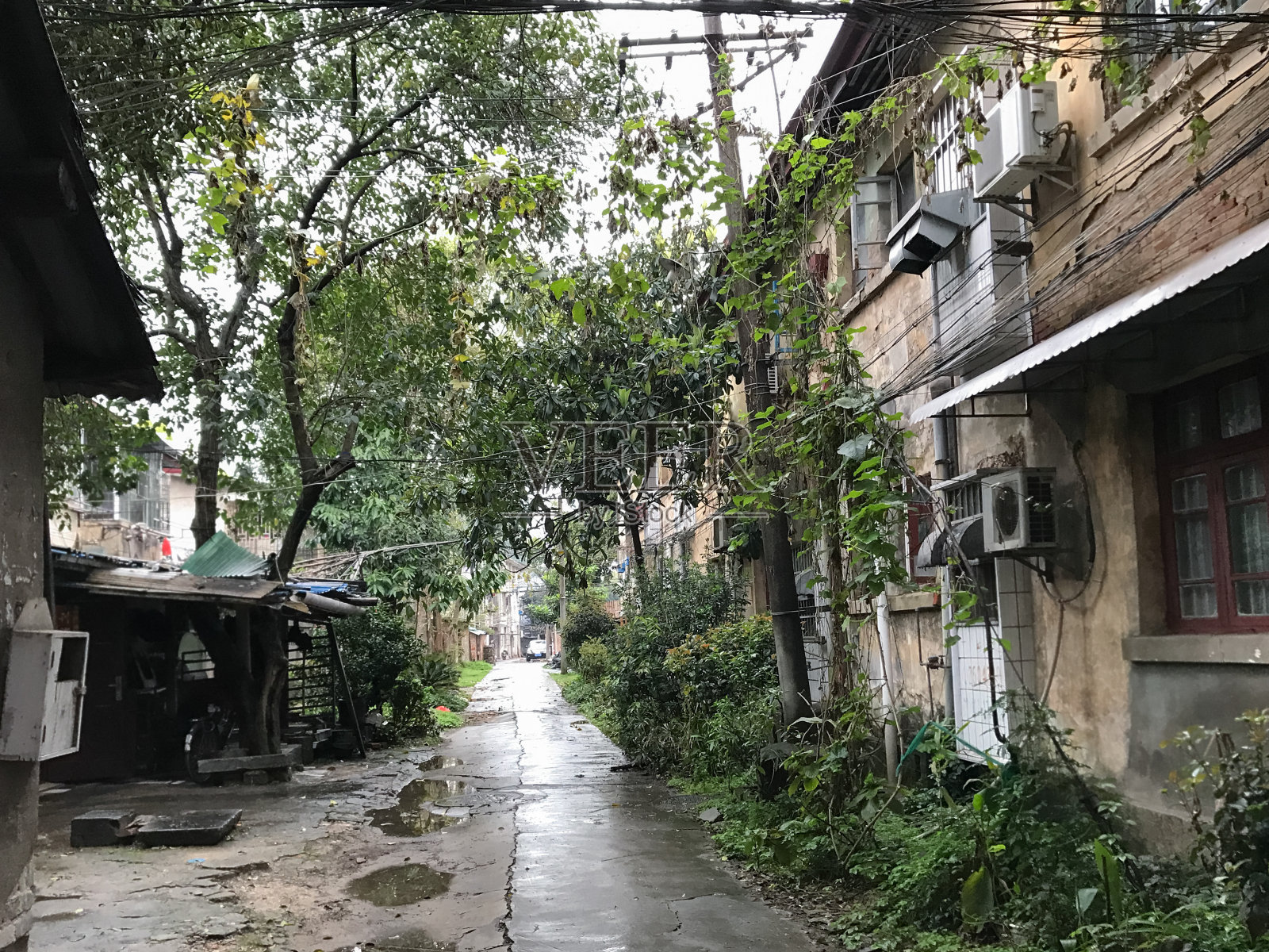 桂林市的旧公寓照片摄影图片