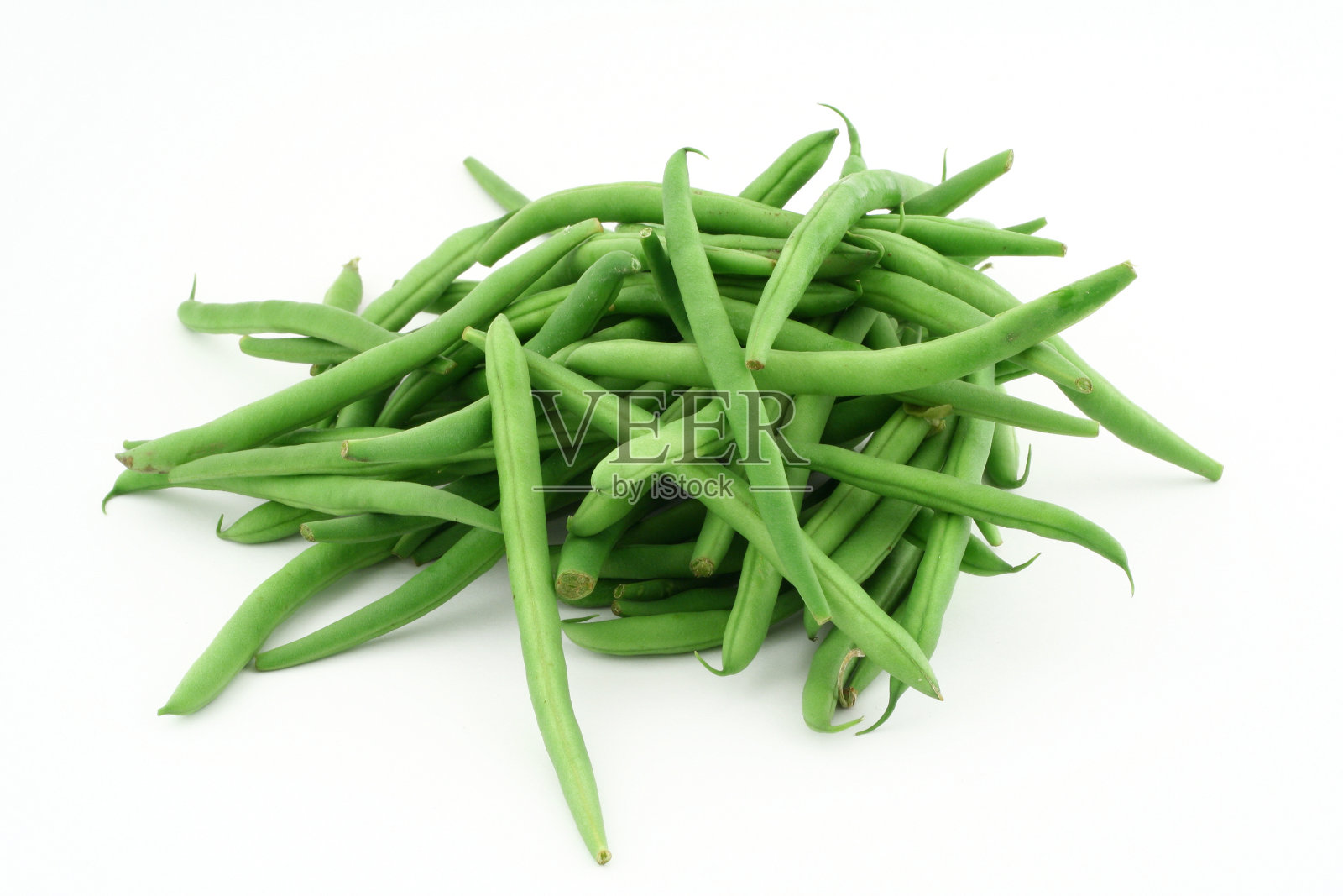 一份生的绿法国豆照片摄影图片