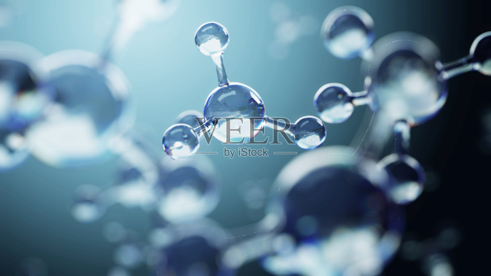 分子和原子的科学背景照片摄影图片