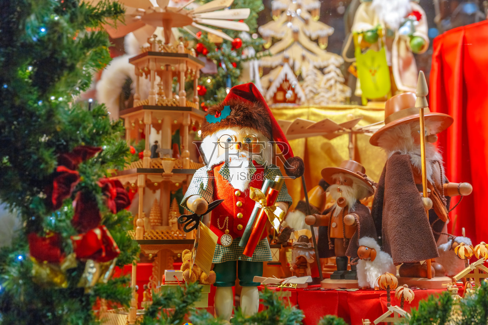 比利时布鲁日的圣诞市场照片摄影图片