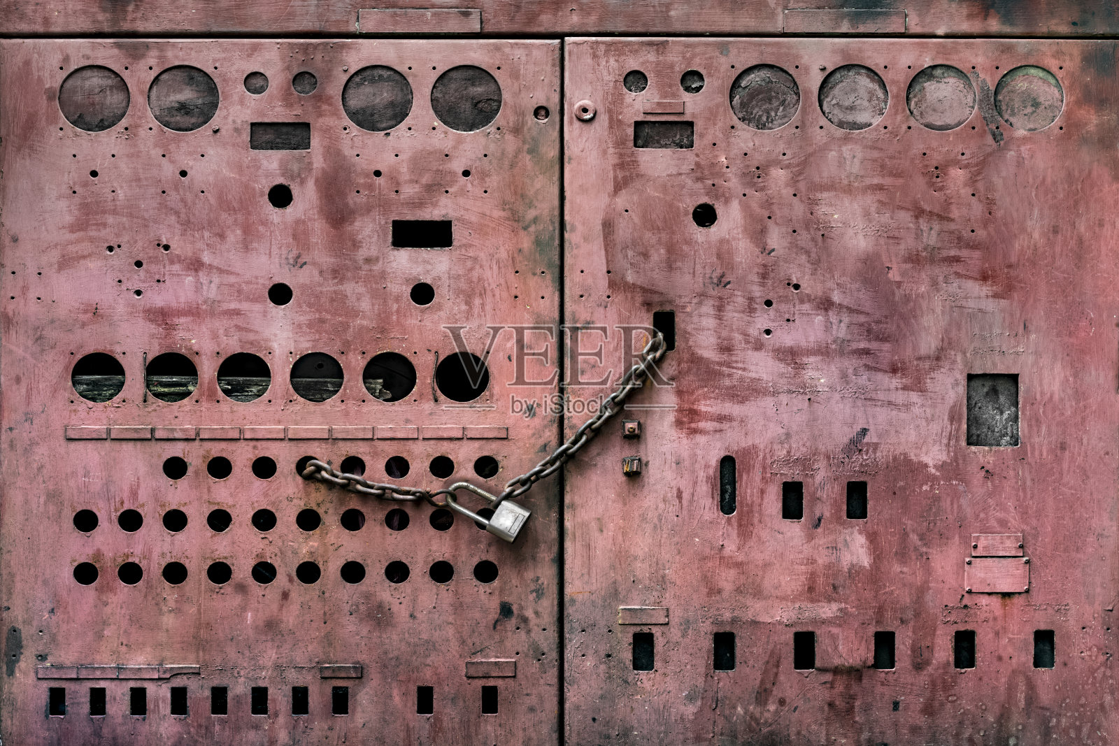 金属电气面板箱，缅甸仰光照片摄影图片