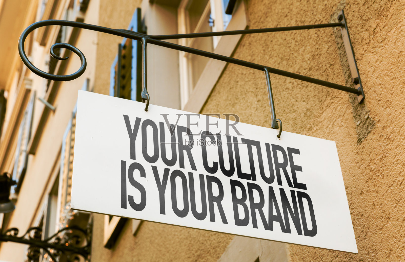 你的文化就是你的品牌标志照片摄影图片