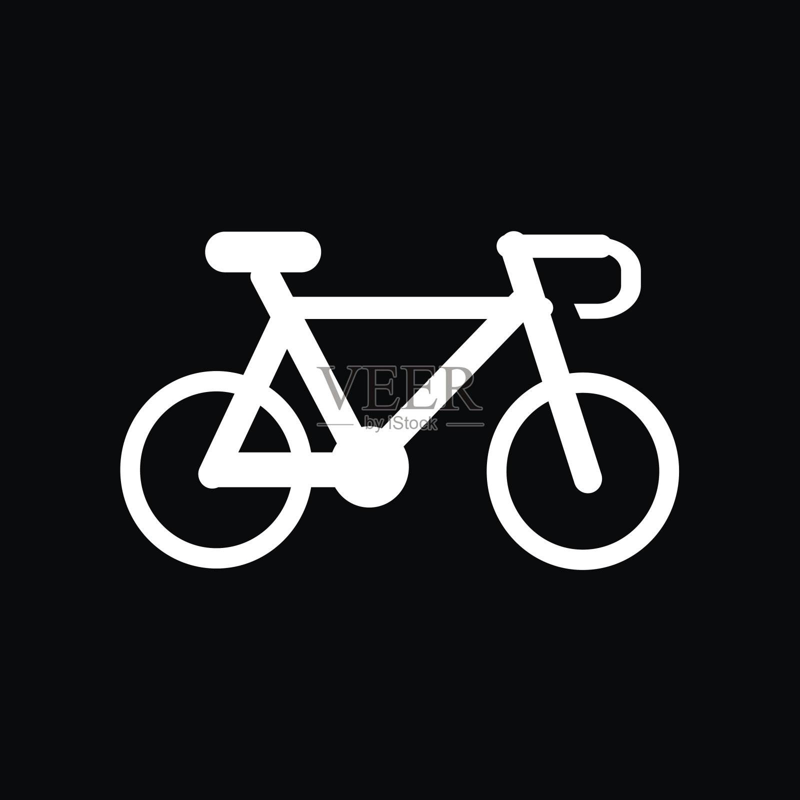 自行车图标插图设计图标素材