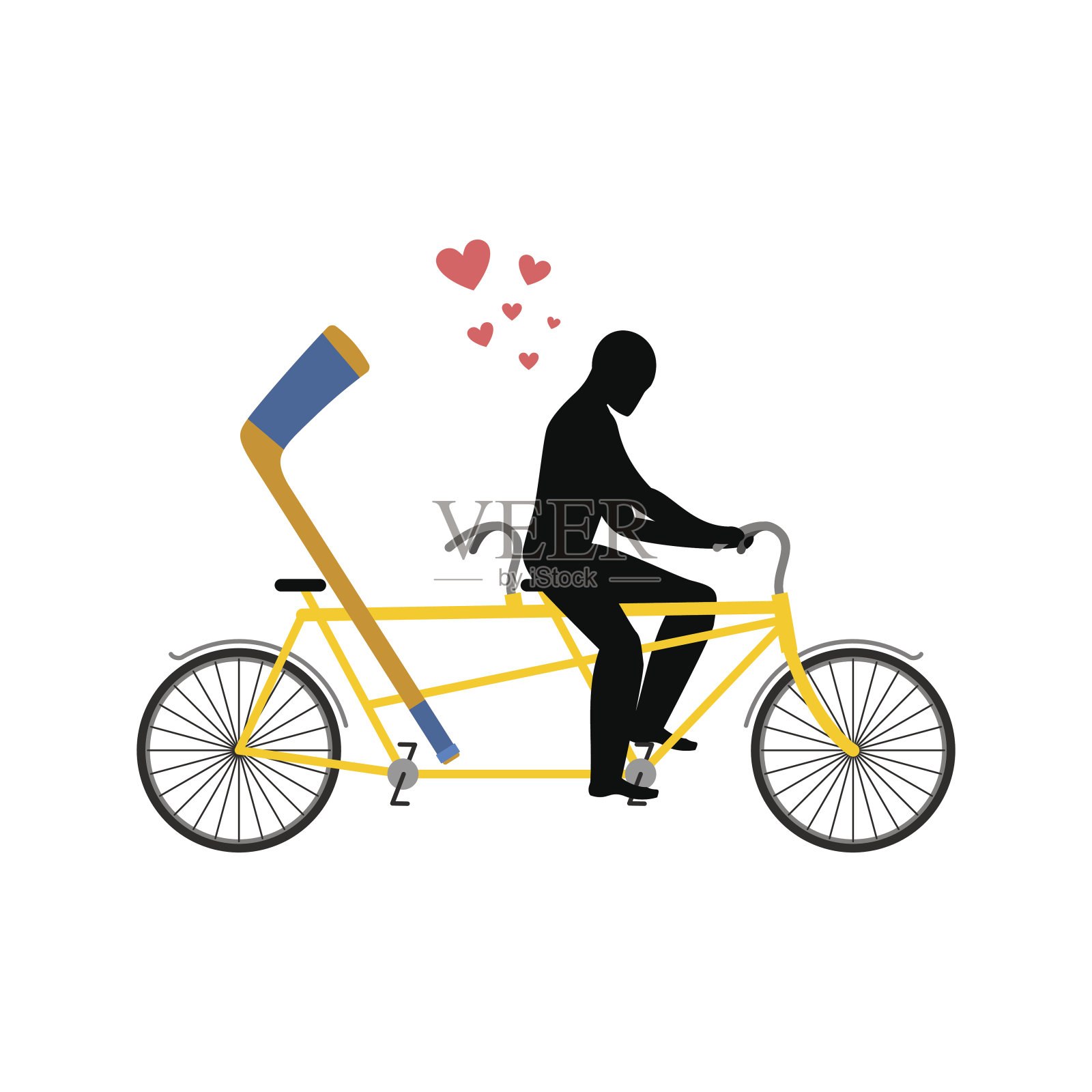 浪漫的自行车图片_动作预设_样式笔刷-图行天下素材网