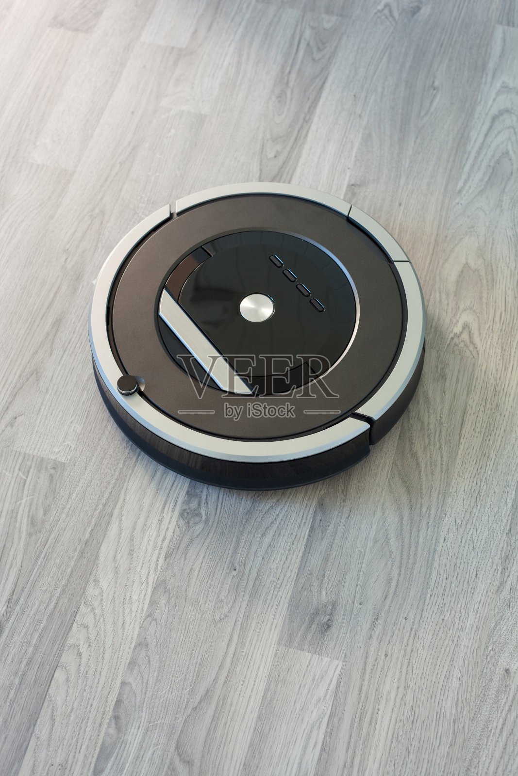 机器人真空吸尘器强化木地板智能清洁技术照片摄影图片