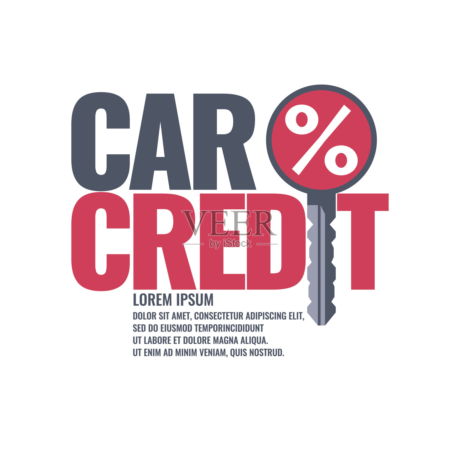 宣传汽车贷款插画图片素材