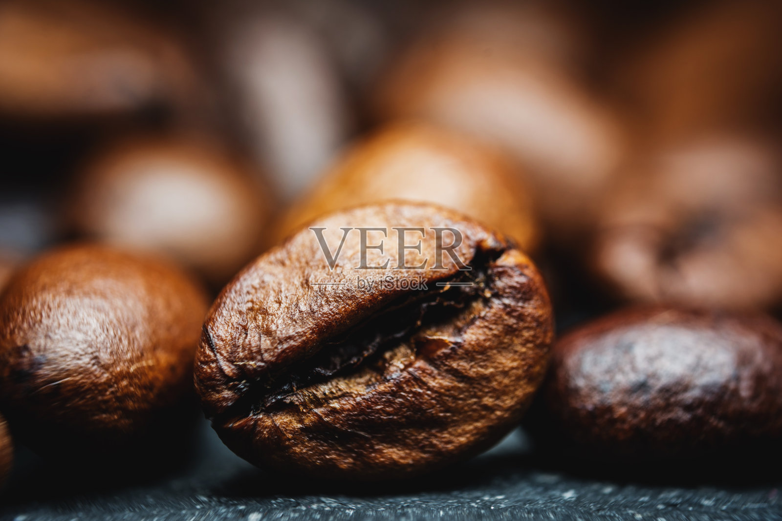 咖啡豆的宏照片摄影图片