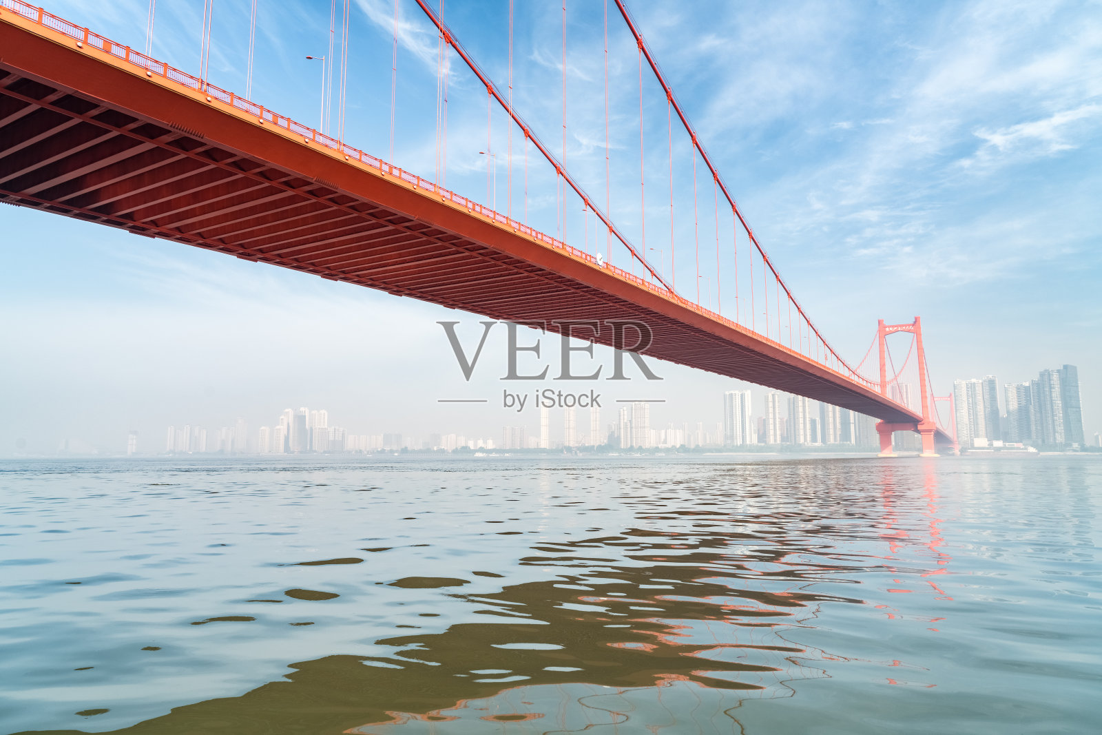 武汉鹦鹉滩长江大桥照片摄影图片