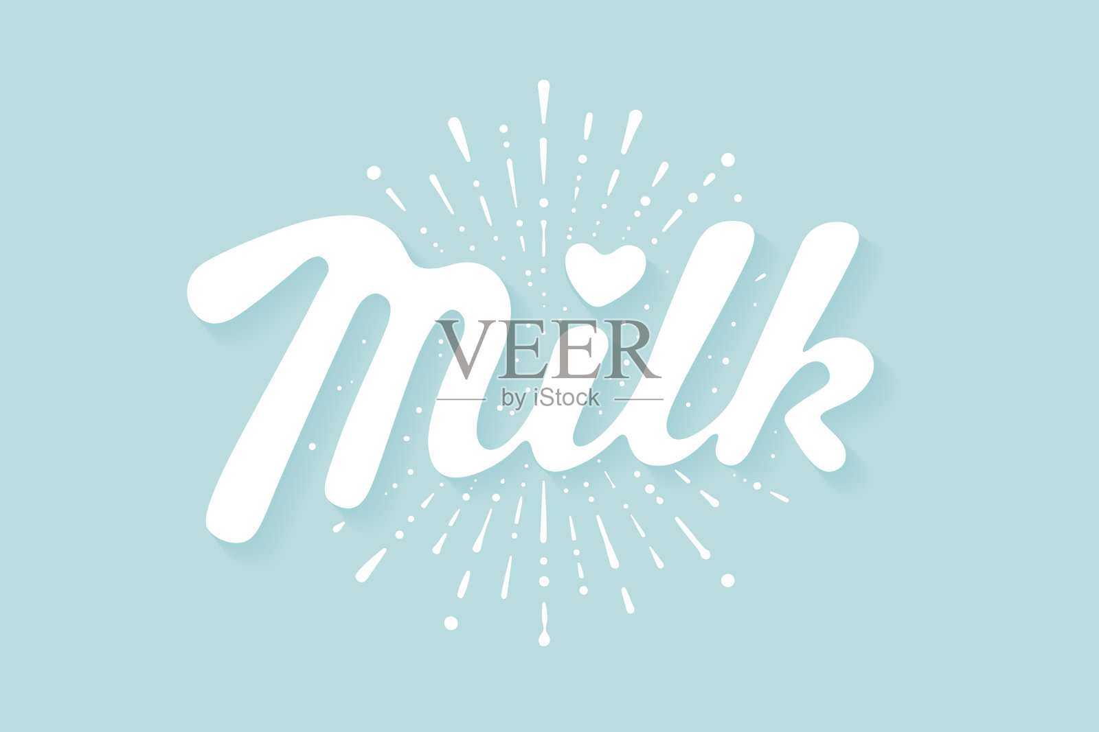 牛奶和牛奶滴飞溅插画图片素材