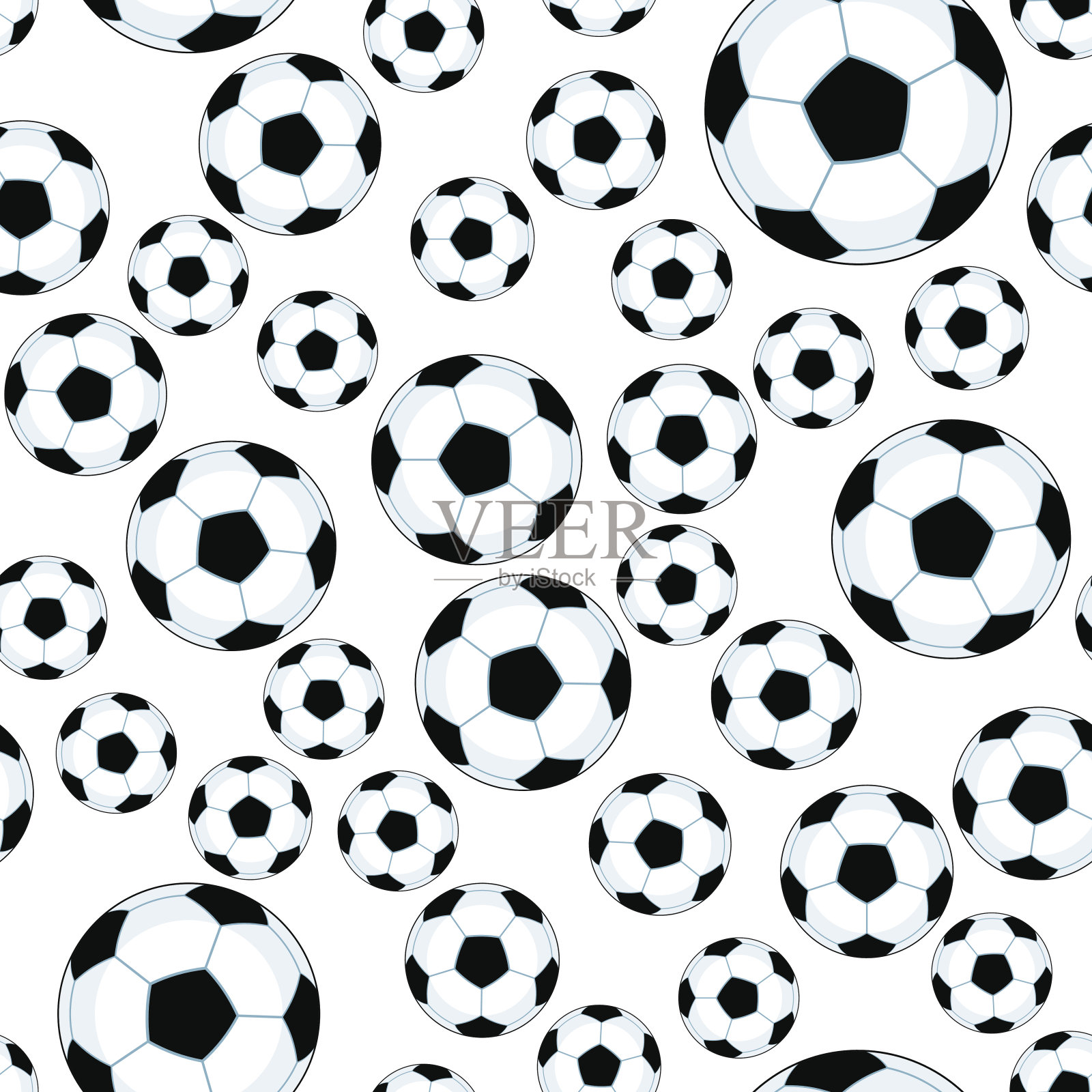 足球模式插画图片素材