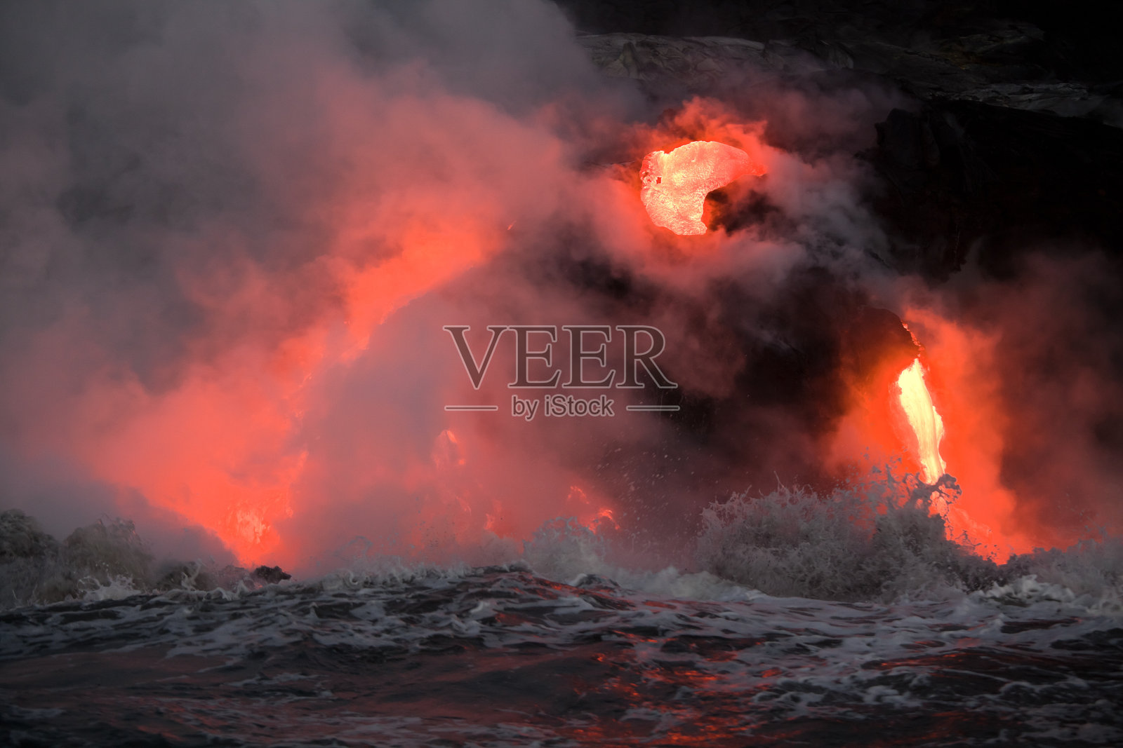 流动的熔岩照片摄影图片