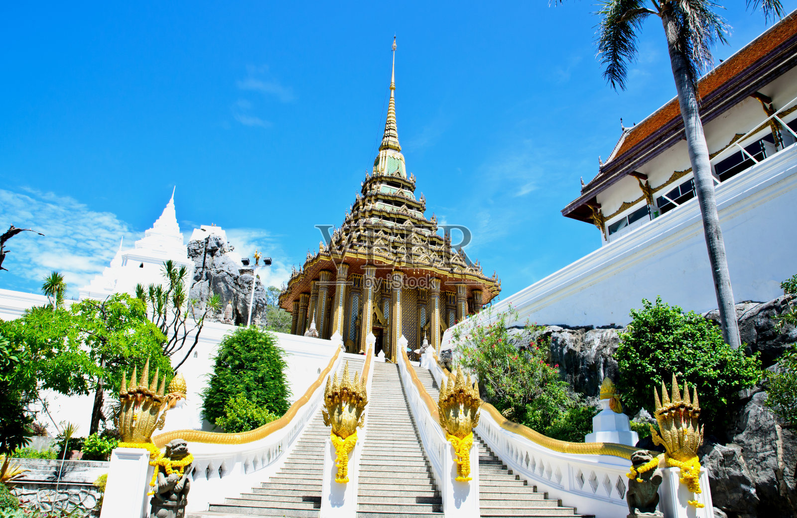 泰国萨拉布里佛寺照片摄影图片