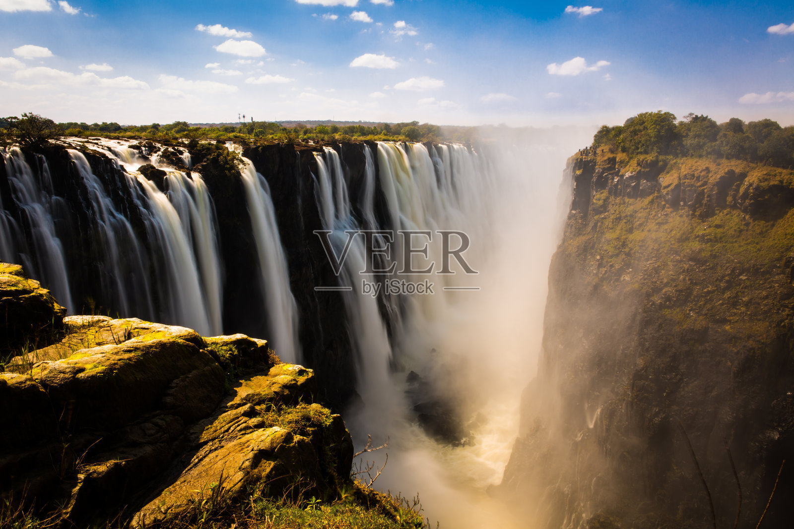 津巴布韦维多利亚瀑布照片摄影图片