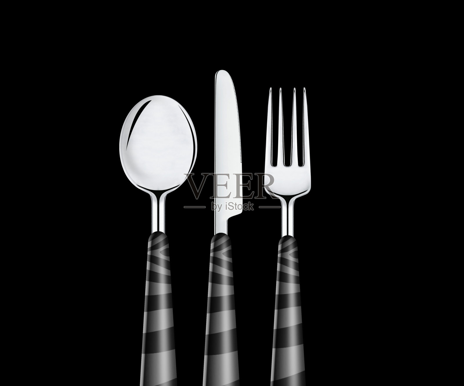 叉子、勺子和刀照片摄影图片