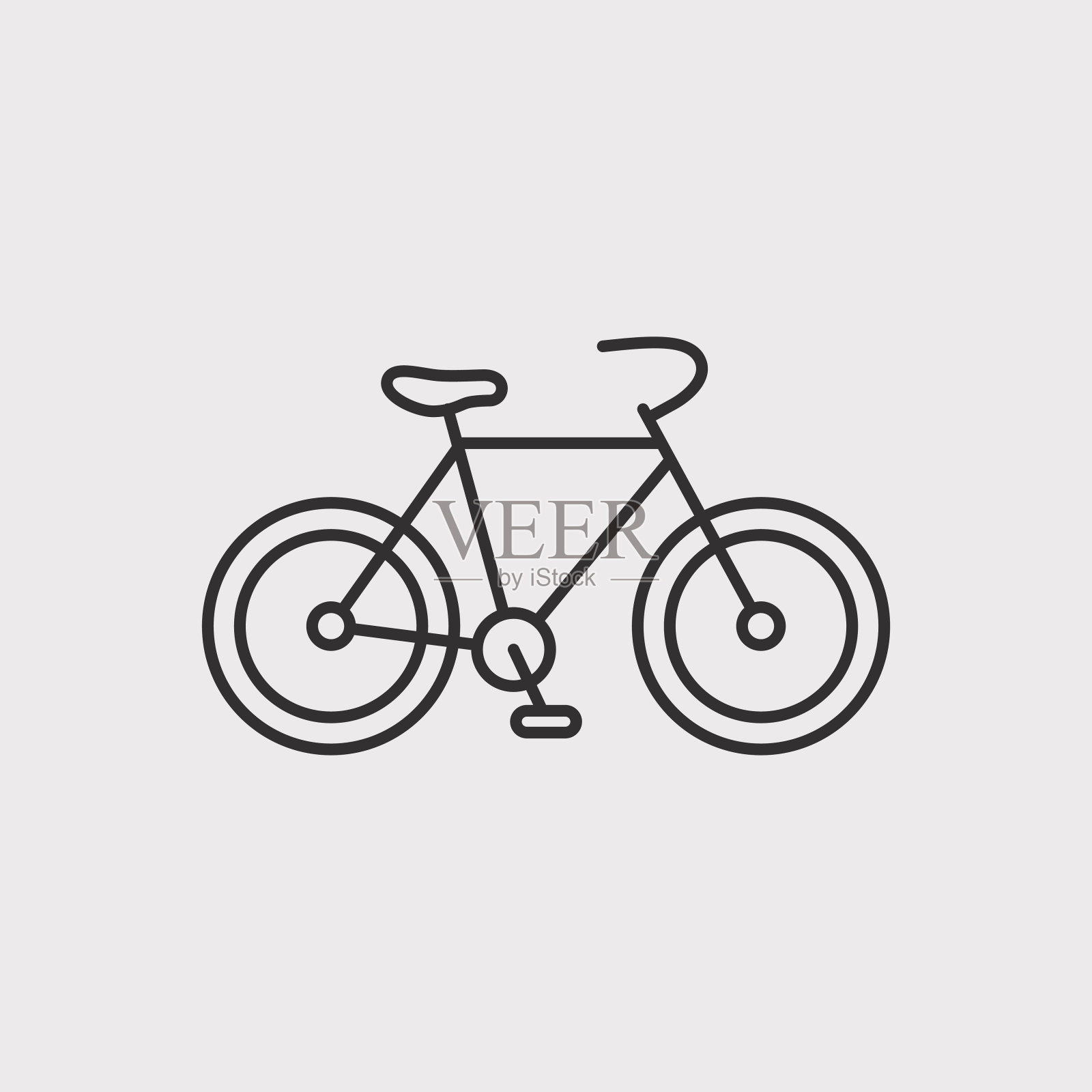 自行车图标图标素材