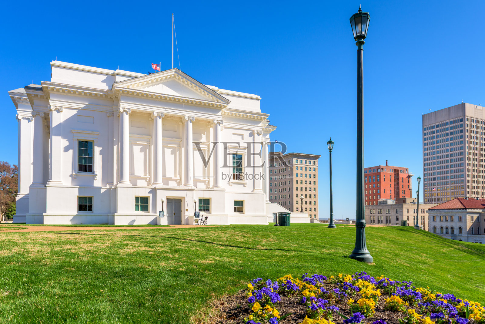 弗吉尼亚州里士满州议会大厦照片摄影图片