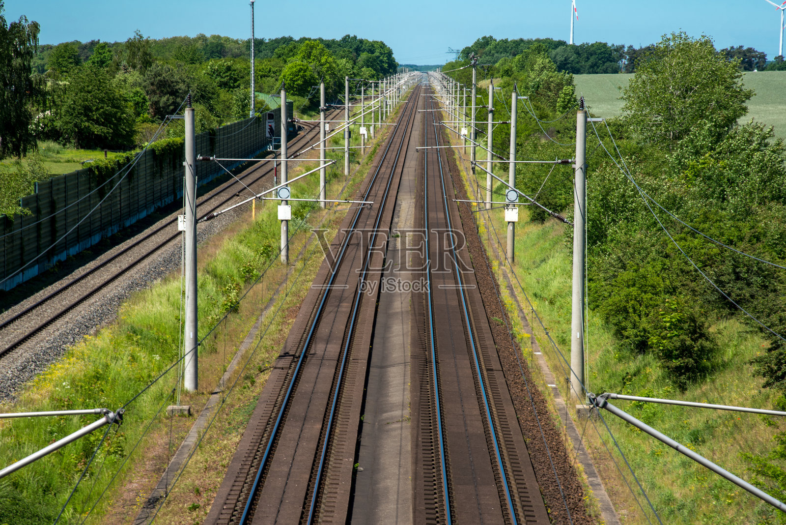 德国的铁路照片摄影图片