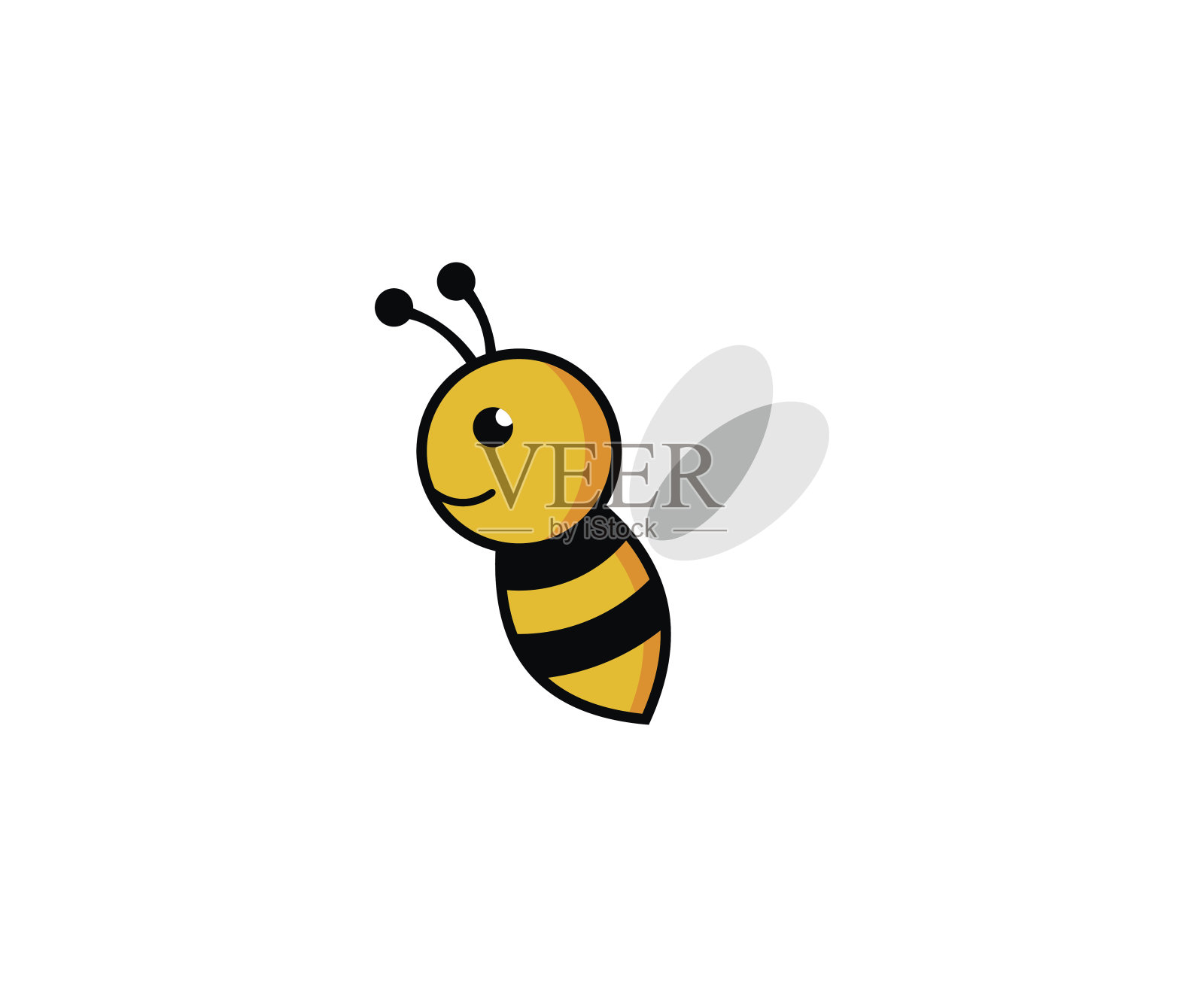 蜜蜂图标插画图片素材